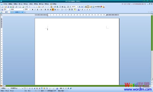 金山WPS Office 2011 校园版免费下载(图2) WPS文字页面界面